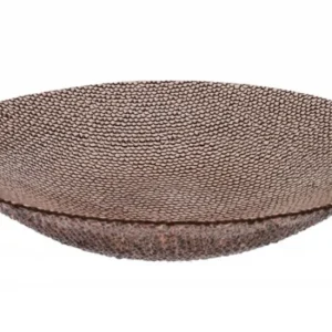 Brandani - CENTROTAVOLA DROP MOKA VETRO 40 cm