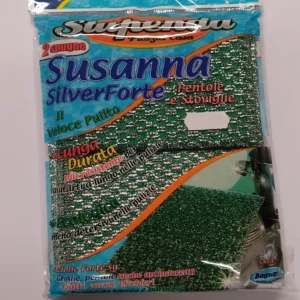 BRIANTINA - STUPENDA - 2 SPUGNE "SUSANNA SILVER FORTE" PER LA PULIZIA DI PENTOLE E STOVIGLIE