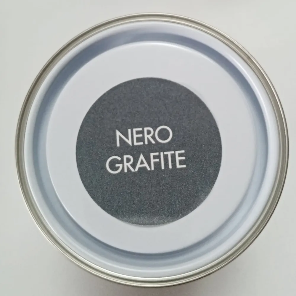 Brilltix 750ml smalto micaceo base solvente colore nero grafite diretto su ruggine
