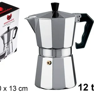 CAFFETTIERA ALLUMINIO 12 TAZZE