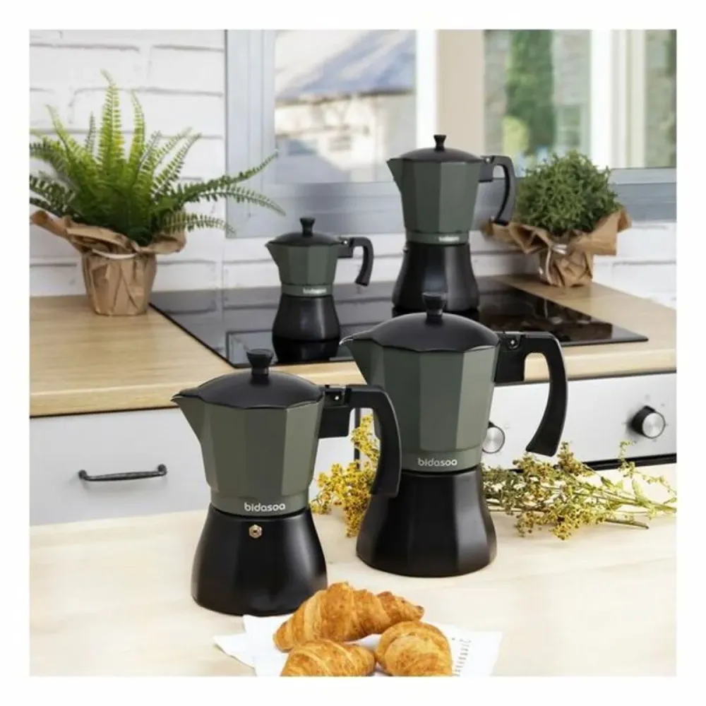 Caffettiera Bidasoa Vera Verde Metallo