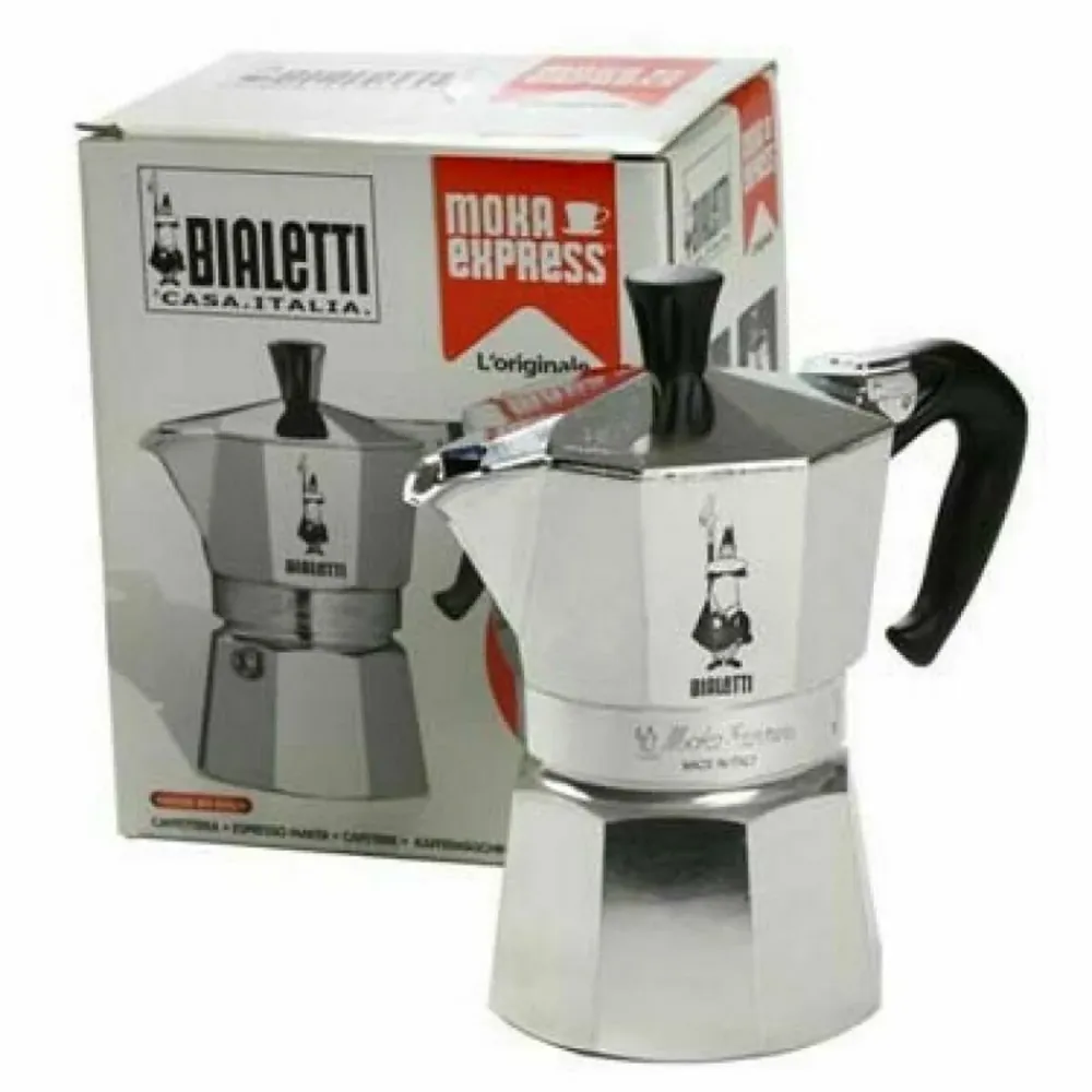 Caffettiera Italiana Bialetti Moka Express Alluminio 12 Tazze 0,75 L