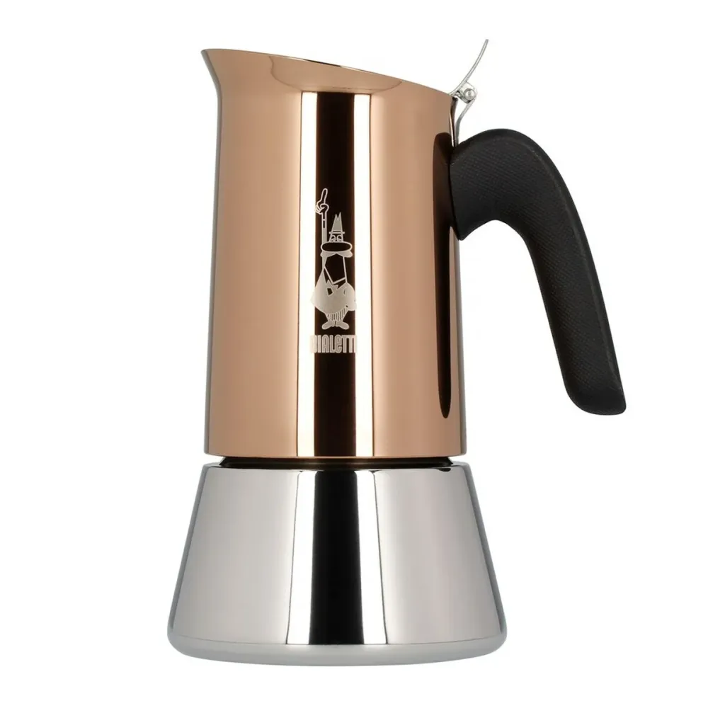 Caffettiera Italiana Bialetti New Venus Rame Acciaio inossidabile 300 ml 6 Tazze