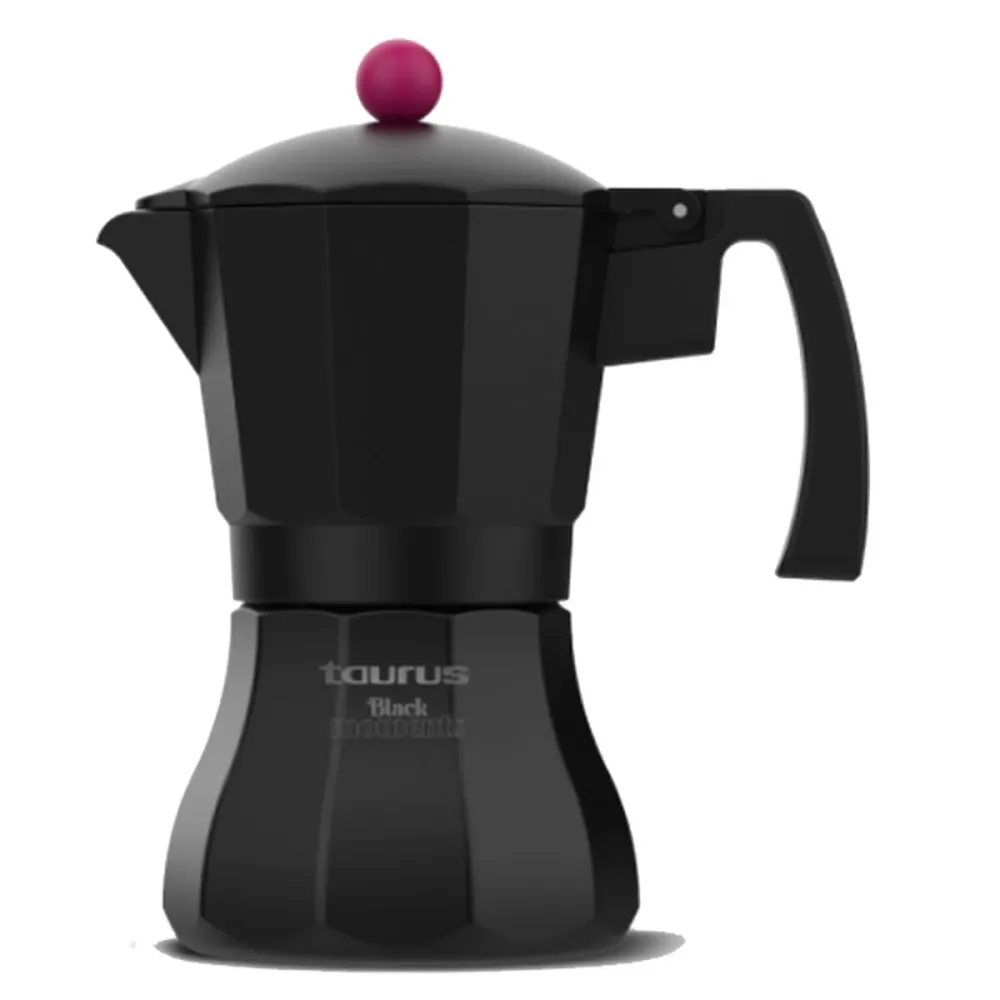 Caffettiera Italiana Taurus KCP9009I 9T Nero Acciaio inossidabile Alluminio 9 Tazze