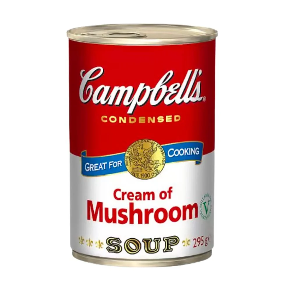 Campbell's Cream Mushroom Soup, zuppa di crema di funghi da 295g