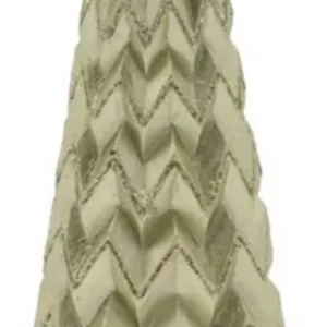 Candela albero cilindro champagne candele h 20 cm decorazione natale natalizia
