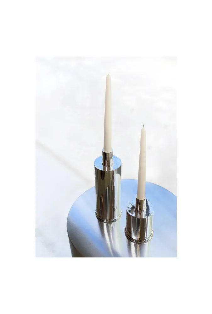 Candeliere design placcato argento elegante e raffinato