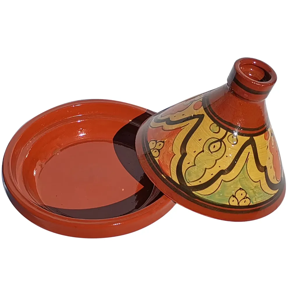 Casseruola di argilla - tajine smaltato 34 cm