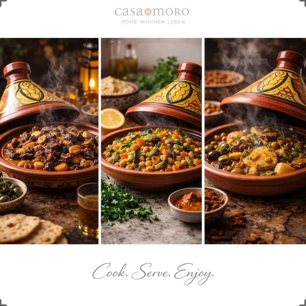 Casseruola di argilla - tajine smaltato 34 cm