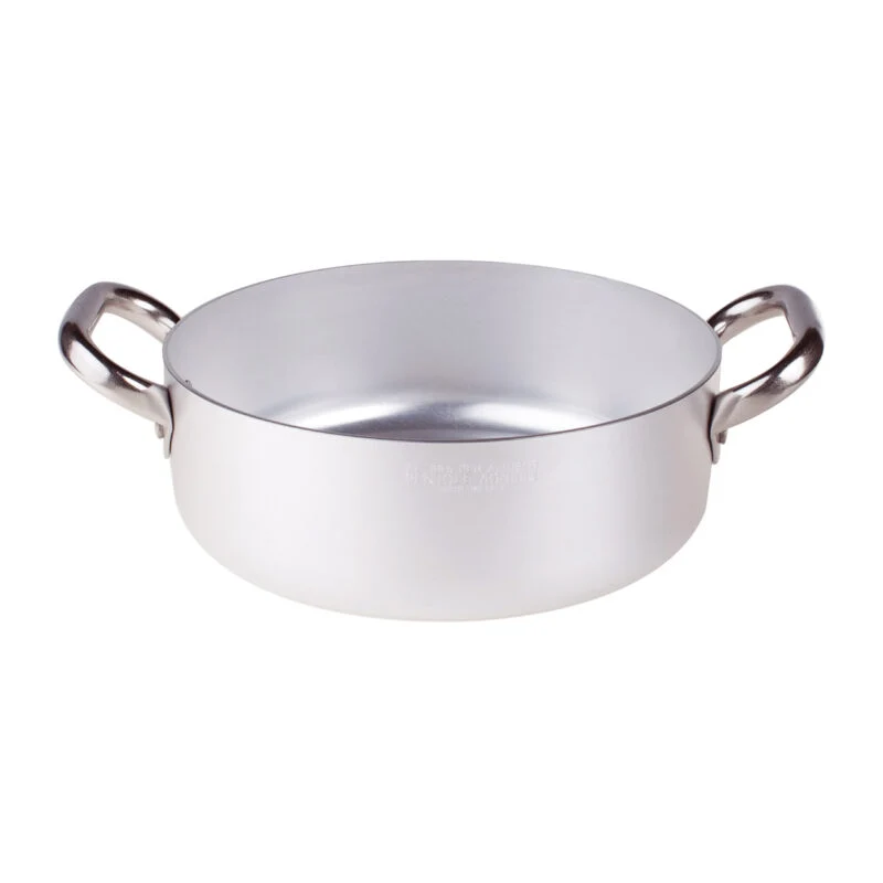Casseruola bassa alluminio 2 manici ø 36 h11,5