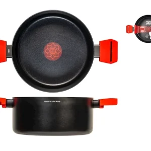 CASSERUOLA 2 MANICI ANTIADERENTE HOT SPOT BORGHESE CM24