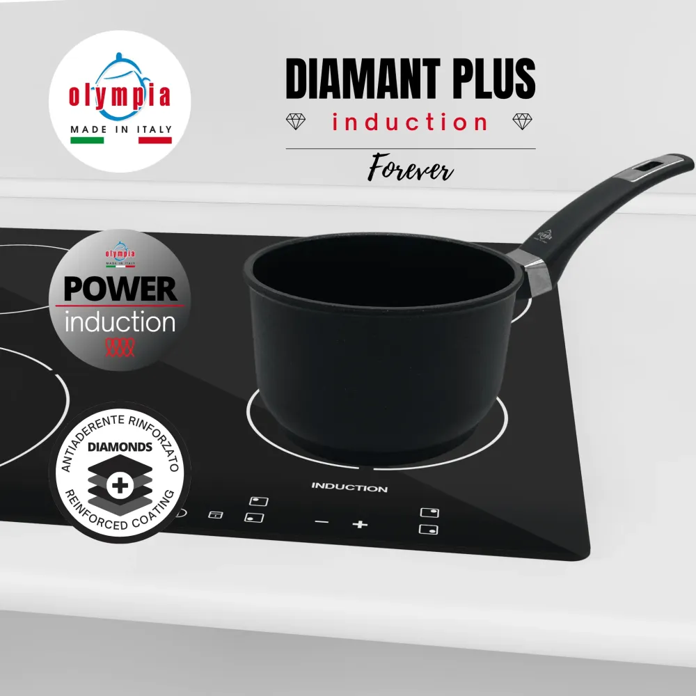 Casseruola 1 Manico Diamant Plus Induction Alluminio Pressofuso 16 cm