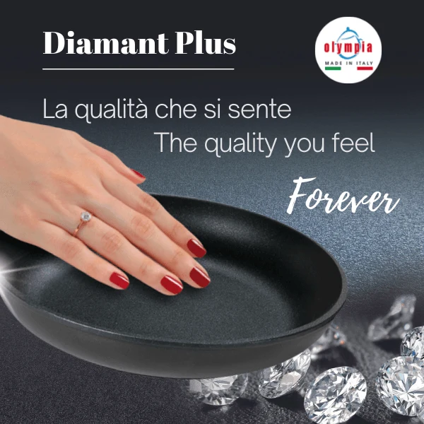 Casseruola 1 Manico Diamant Plus Induction Alluminio Pressofuso 16 cm
