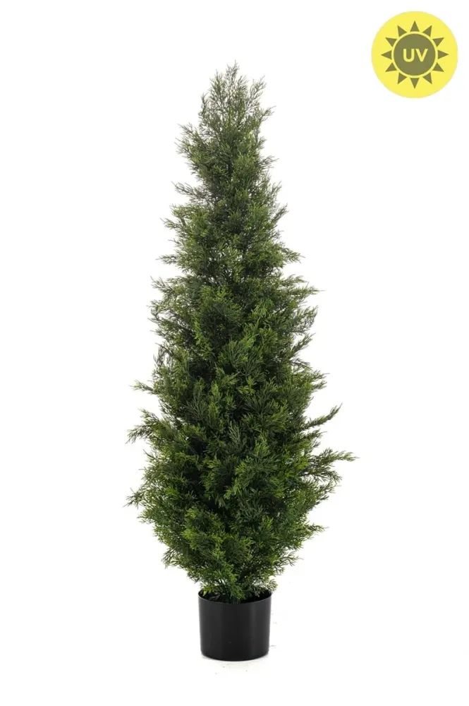 Cedro verde artificiale - Nathalie | 120 cm