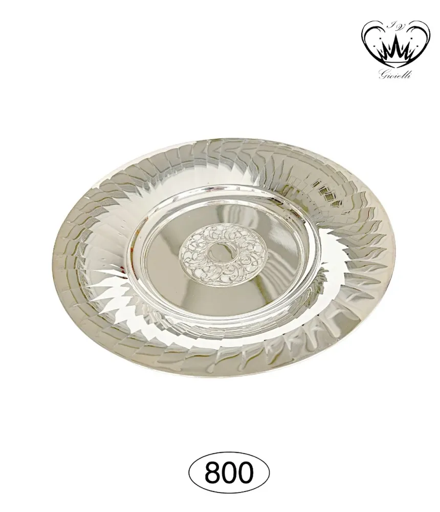 CENTROTAVOLA ARGENTO 800 CESELLATO CENTRO DIAM. 28 ref. 10251010