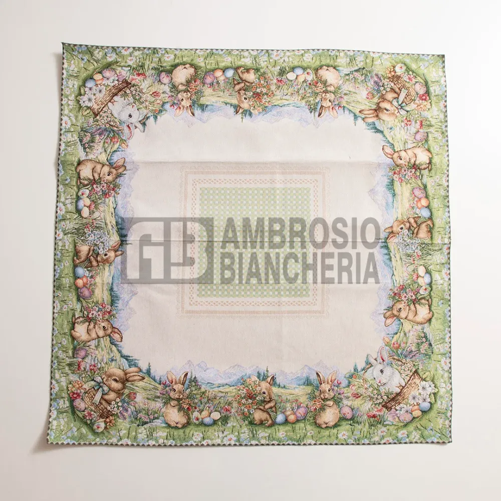 Centrotavola Pasqua Disegno 6 93X93 cm