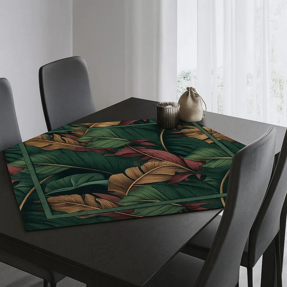 Centrotavola Quadrato GLAMOUR 90cm X 90cm tavolo coordinato cucina