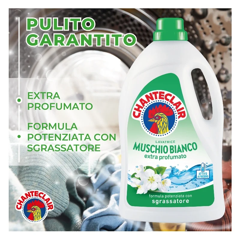 CHANTECLAIR LAVATRICE MUSCHIO BIANCO 28 LAV.