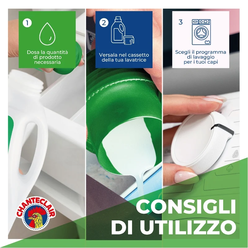 CHANTECLAIR LAVATRICE MUSCHIO BIANCO 28 LAV.