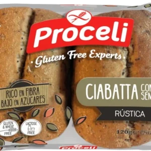Ciabatta ai cereali - panini casseruola SENZA RIPIENO. 120 g