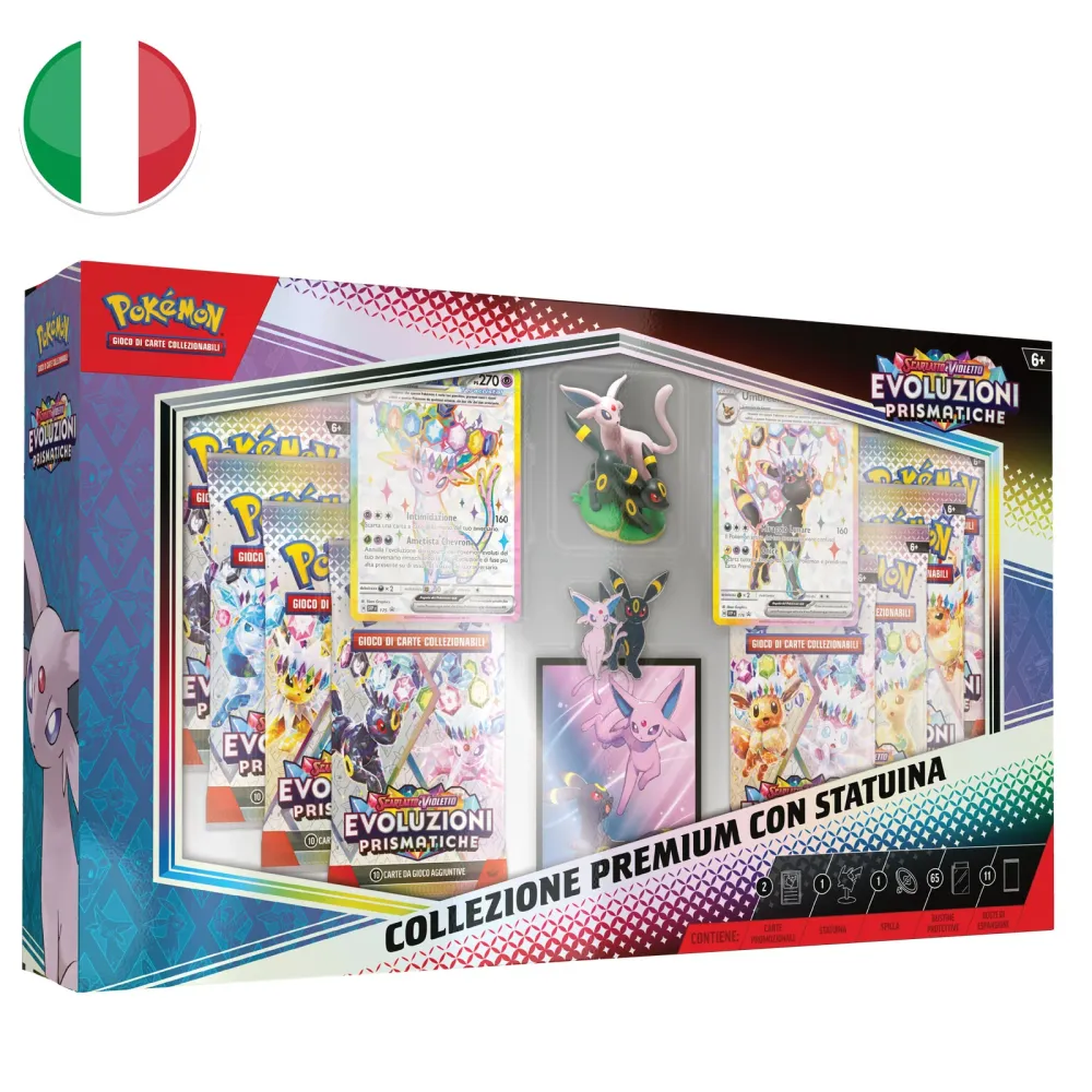 Collezione Premium con Statuina - Scarlatto e Violetto - Evoluzioni Prismatiche - ITA