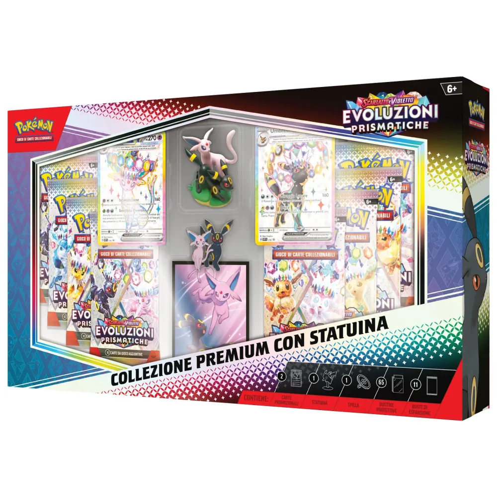 Collezione Premium con Statuina - Scarlatto e Violetto - Evoluzioni Prismatiche - ITA