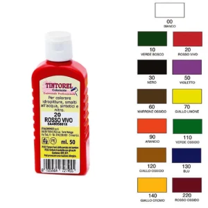 Colorante Universale Concentrato Tintorel- N.110 Ml.50 Verde Ossido - 12 Pezzi