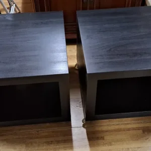2 Comodini Cubo Con Rotelle