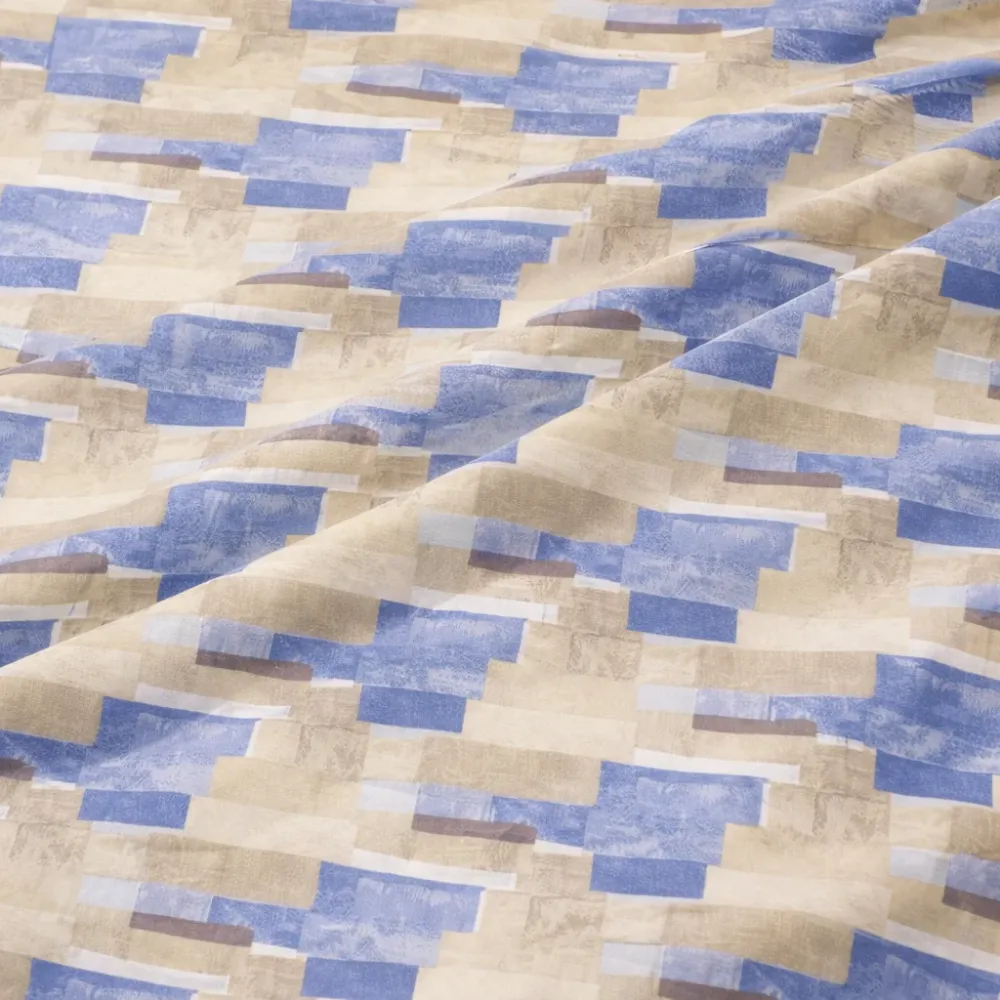 Completo letto Matrimoniale Mattoncino Blu