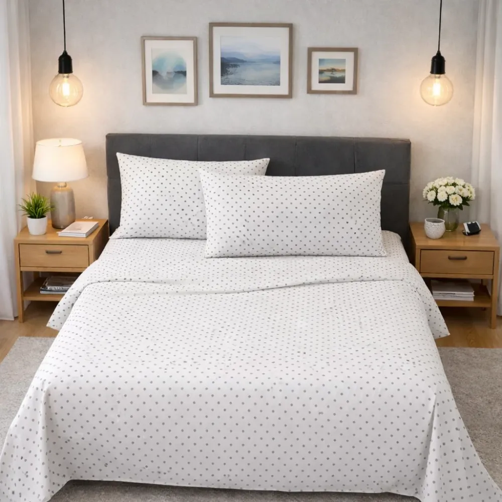 Completo letto Matrimoniale Pois