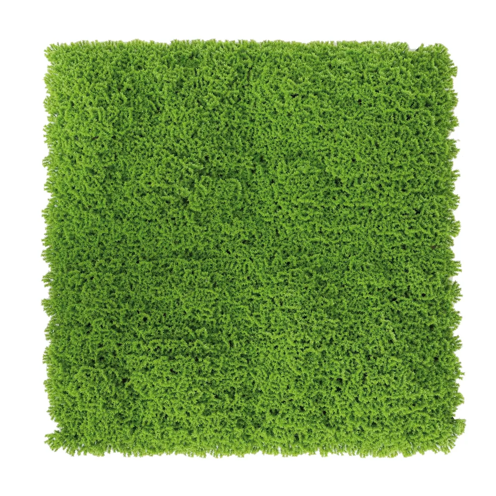 Confine Siepe Artificiale Da Parete Mod. Muschio Cm. 50X50