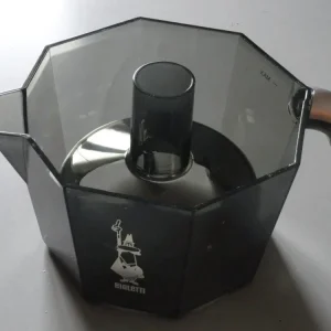 Contenitore acqua completo nero trasparte silver mokona cf40 Bialetti