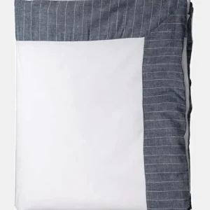 Copertina sfoderabile piquet con inserto tessuto rigato ed imbottitura