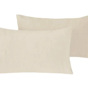 Coppia di federe puro lino stone washed Bollito