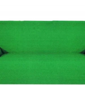 Copri Divano 2 Posti Verde Estendibile Da 110 150 Cm Tessuto Elasticizzato