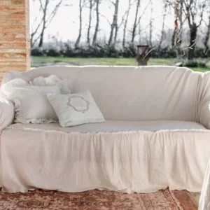 Copridivano Blanc Mariclo' microfibra beige