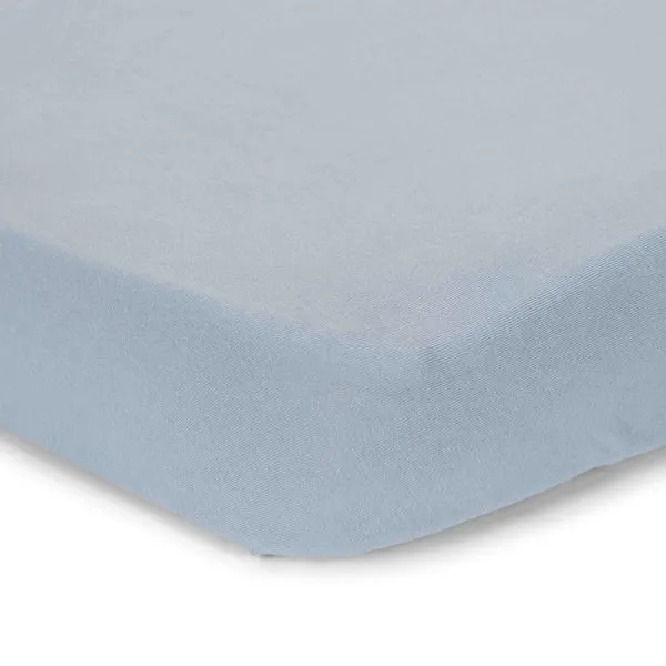 Coprimaterasso con angoli - azzurro