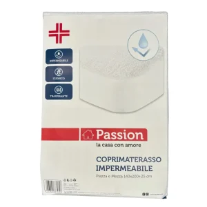 Coprimaterasso impermeabile Piazza e mezzo - Passion