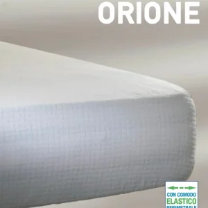 Coprimaterasso Spugna Idrofila di Puro Cotone con Lavorazione Jacquard 1/2
