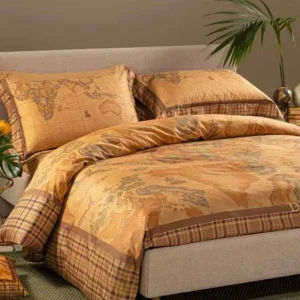 Copripiumino Geo Tartan ! Alviero Martini 1A Classe: Lusso e Iconicità per il Tuo Letto Matrimoniale