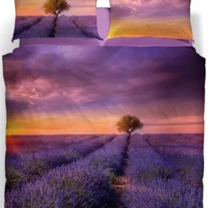 Copripiumino Lavender Sunset ! Caleffi Completo Matrimoniale Unica Sogni Di Viaggio