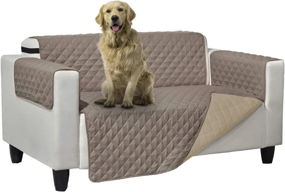 Copripoltrona Trapuntato Double Face Bicolor Antimacchia Modello Queen