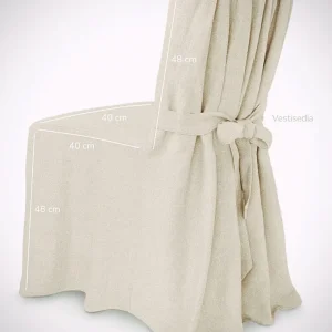 Coprisedia vestisedia colore avorio lovely shabby