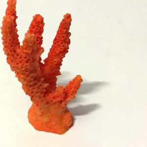 Corallo Finto Resina 7cm Orange Artificiale Per Decorazioni Acquario Addobbi
