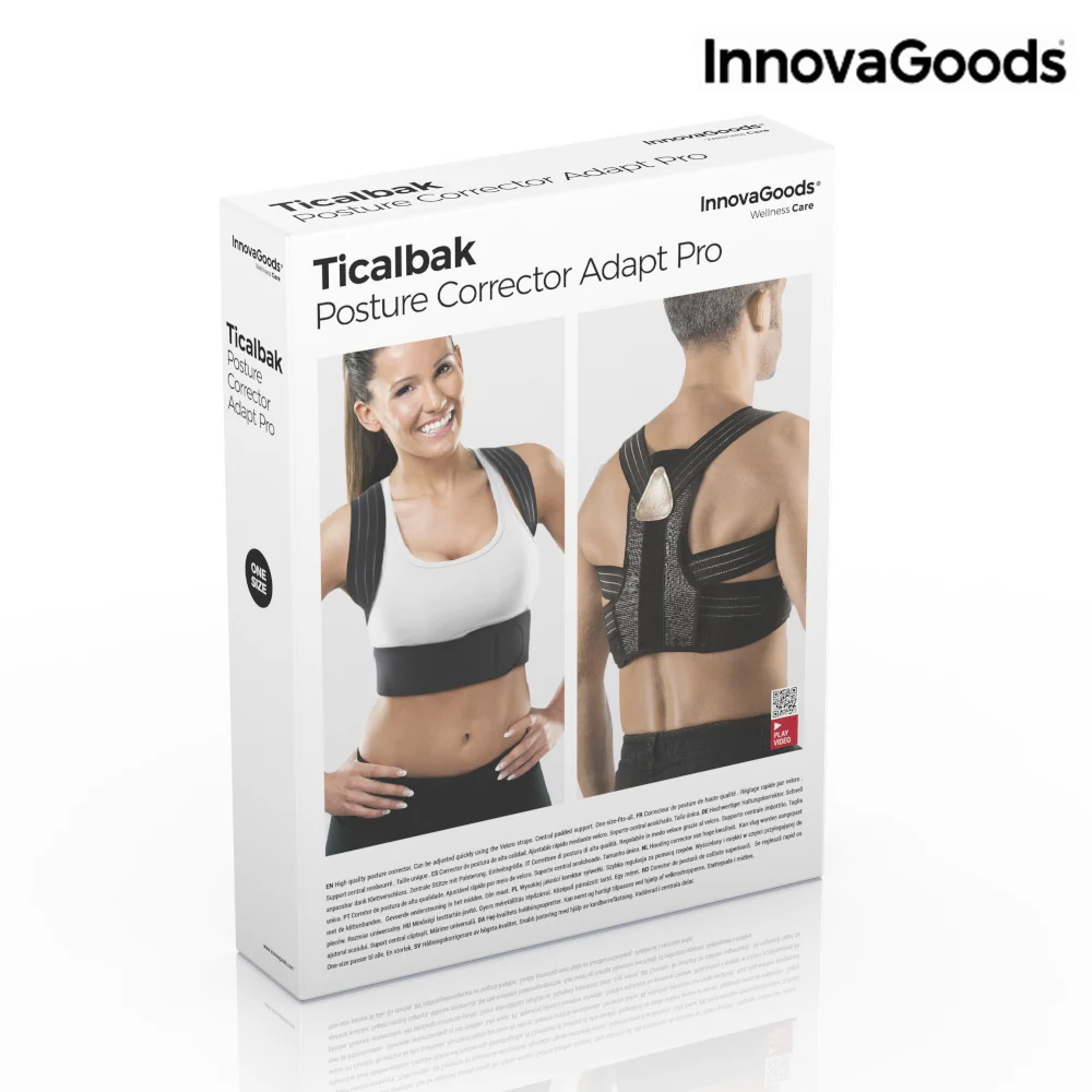 Correttore Posturale Adattabile Pro Ticalbak InnovaGoods