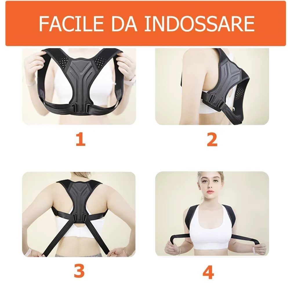 Correttore Posturale Traspirante e Regolabile