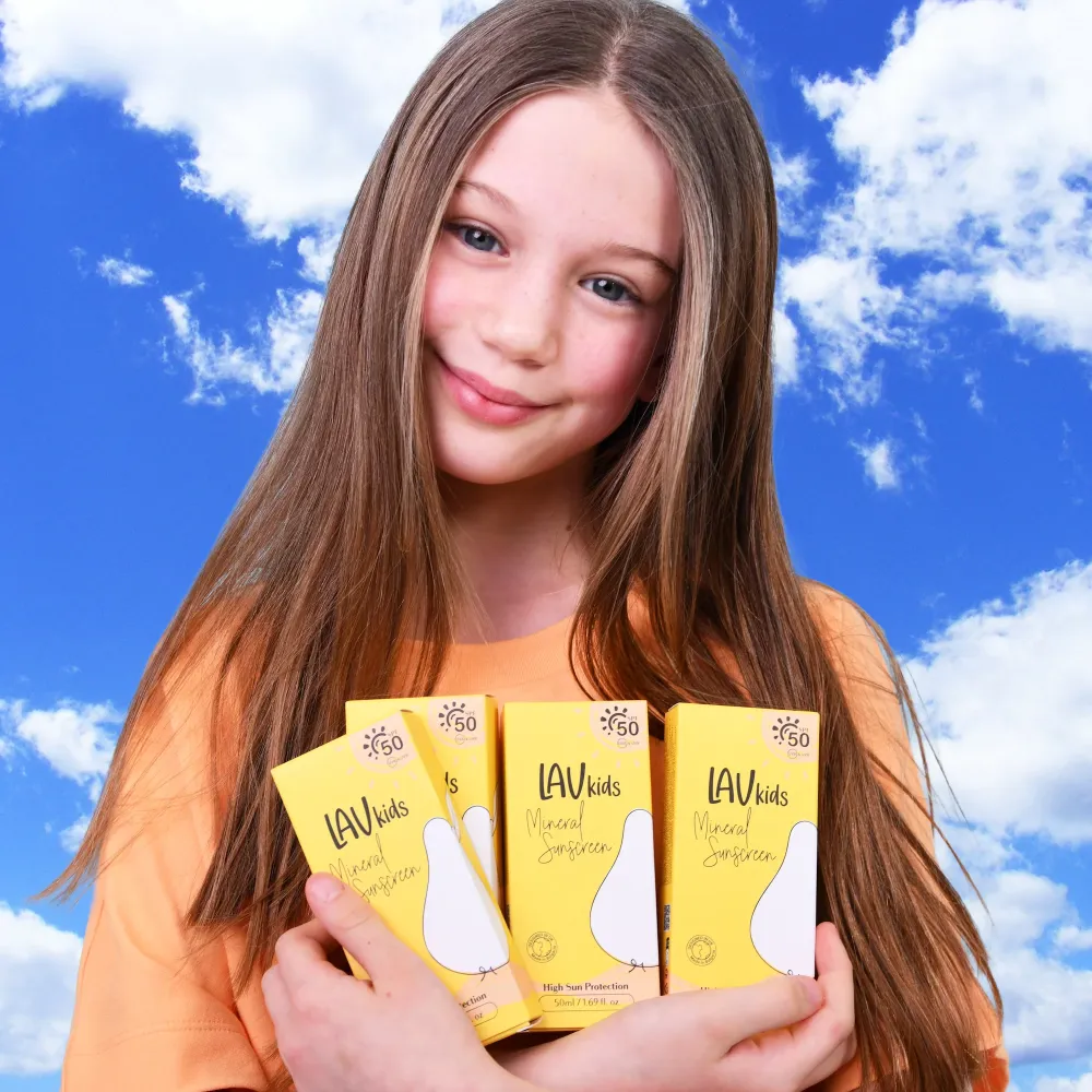 Crema solare viso protezione 50 Lav Kids 3 pz.