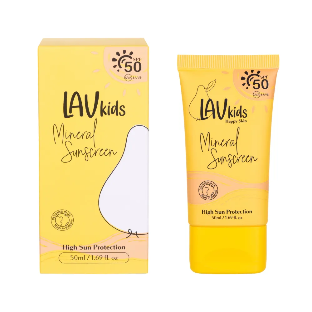 Crema solare viso protezione 50 Lav Kids 3 pz.