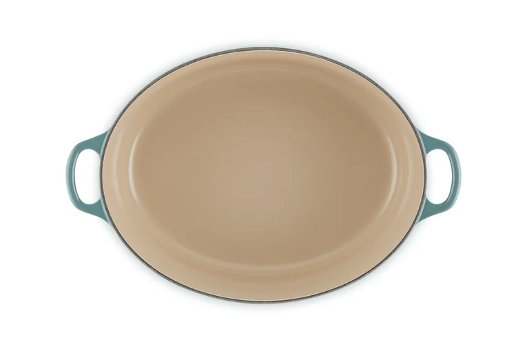 Le Creuset Casseruola cocotte Ovale Tradition blu Ocean cm 31 ghisa vetrificata induzione