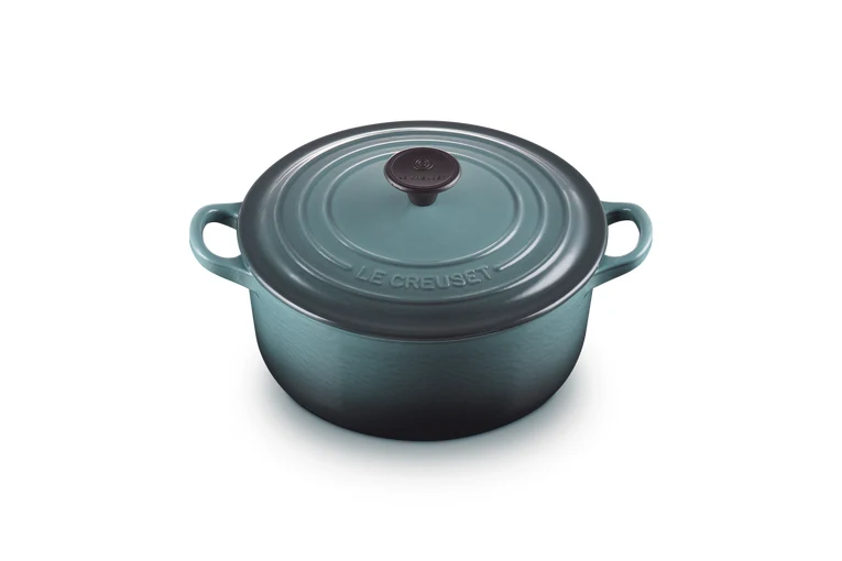 Le Creuset Casseruola Marmitta Tradition blu Ocean cm 26 ghisa vetrificata induzione